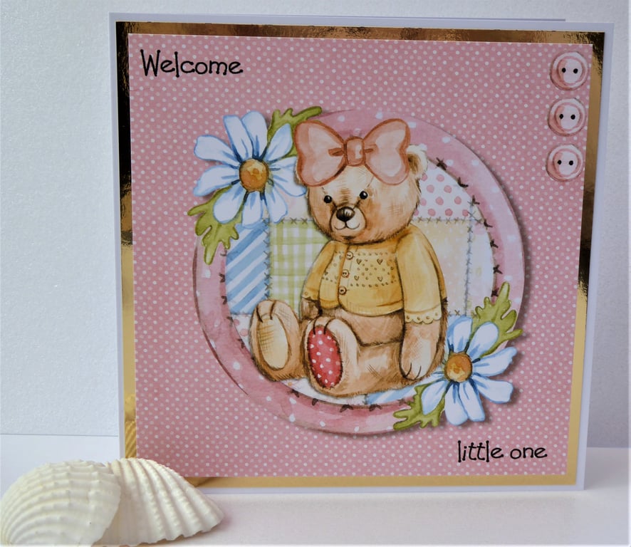 C3652 - New baby Girl Card