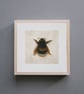 Bumble Bee Oil Painting Art Print, Entomology Wall Decor 