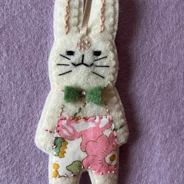 Cute Easter Little Boy Bunny Decoration 