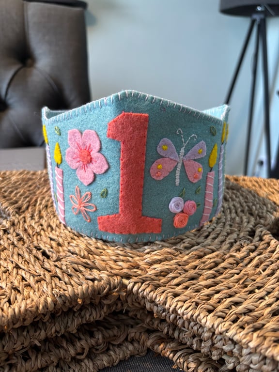 1st Birthday celebration crown
