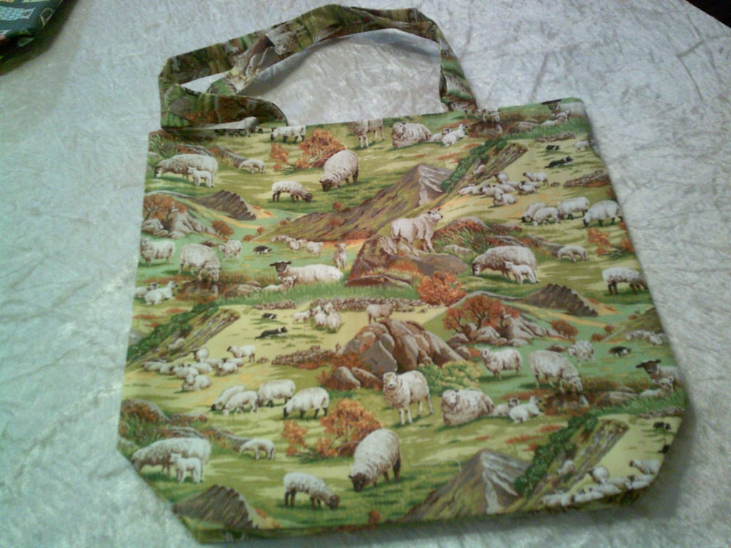 Sheep on the Fells Fabric Bag