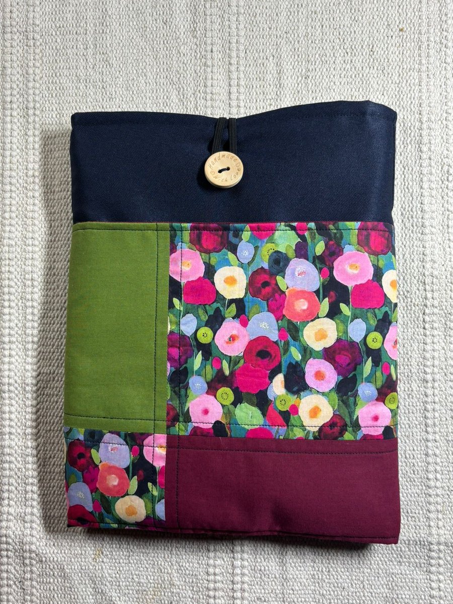 Patchwork floral print iPad, Tablet & Book sleeve