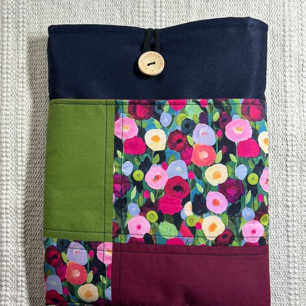 Patchwork floral print iPad, Tablet & Book sleeve