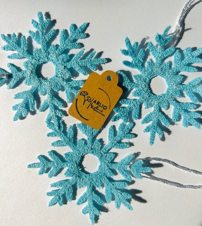 Snowflake Embroidery Decoration 