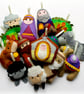 Make Your Own felt Nativity Advent Add on Garland Kit. Sewing pattern. DIY Craft