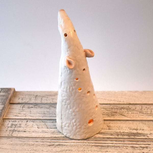 A393 - Tea light cover mouse rat (Free UK postage)