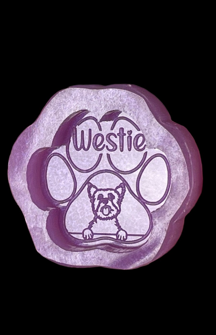 Westie Paw Silicone Mould 