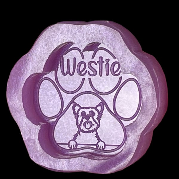 Westie Paw Silicone Mould 