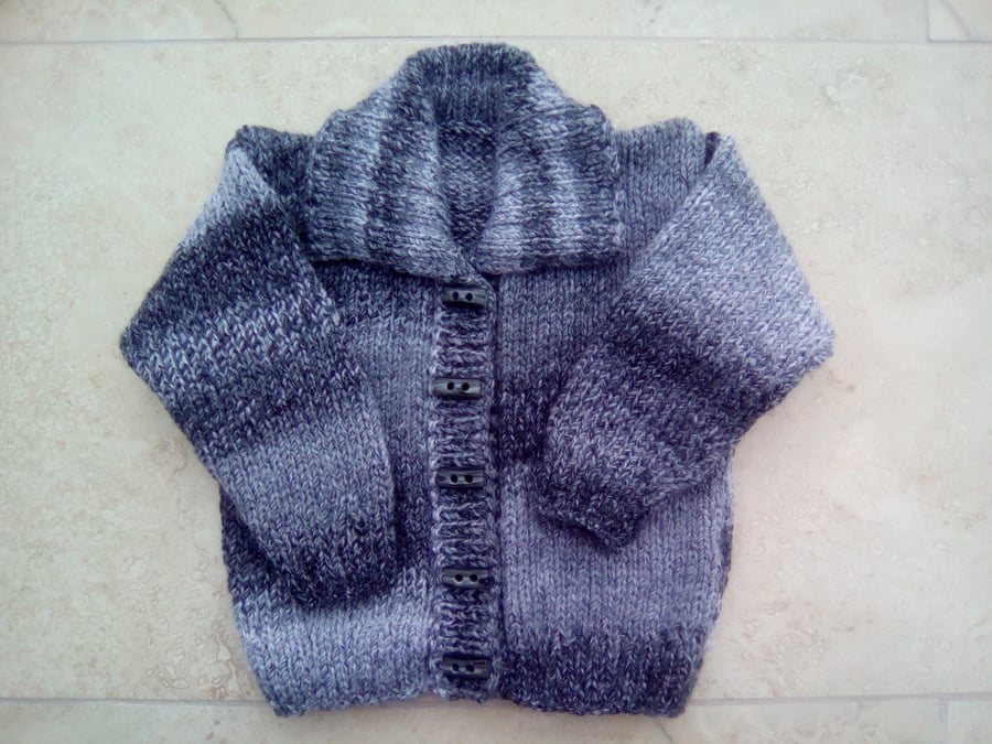 Child's knitted cardigan