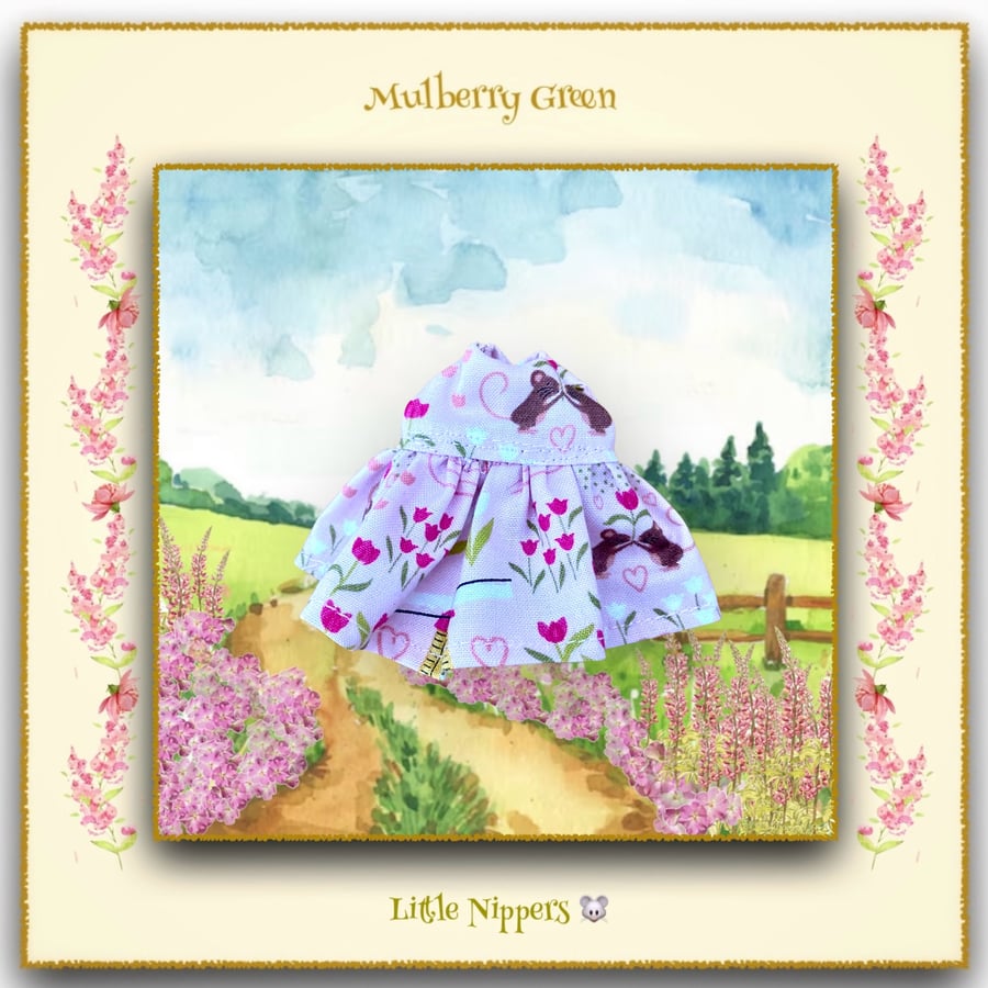 Little Nippers Mice in a Windmill Dress 