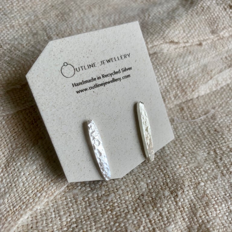 Pine Needle Stud Earrings