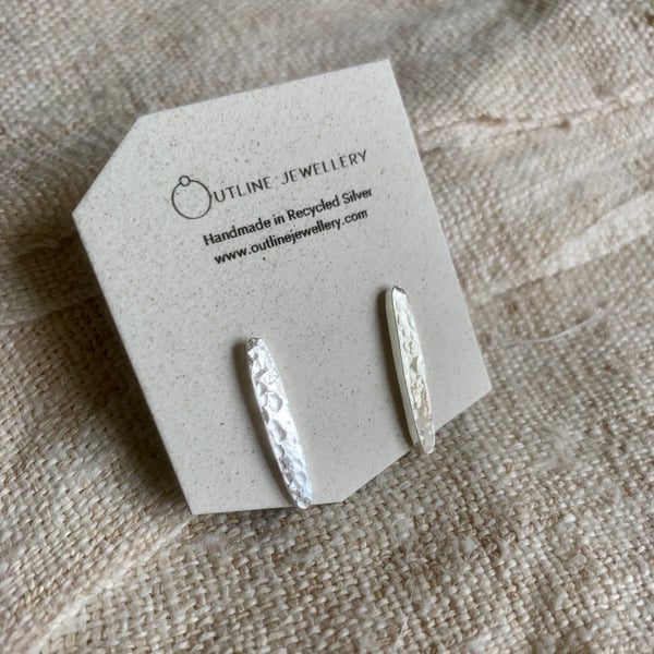 Pine Needle Stud Earrings