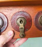 Vintage Tape Measure Key and Letter Rack 15 - Image 3