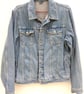 Upcycled denim jacket - William Morris on Willow (blue) - Image 7