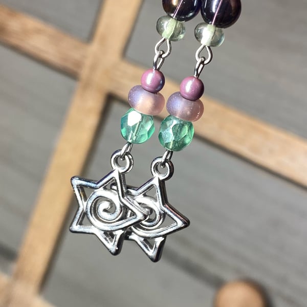 Hailee - Spiral Star Whimsigoth Y2K Indie Vibe Earrings 