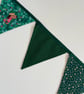 Festive animals - small reversible bunting - Image 5