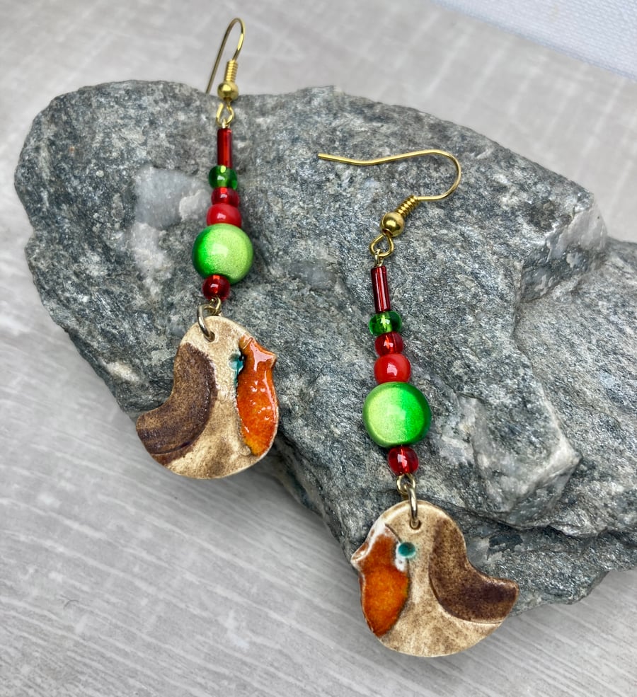 Robin drop earrings 