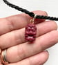 Super cute Cinnabar sheep pendant necklace choker