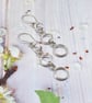 Handmade Sterling Silver Link Earrings - Image 8