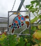 Stained Glass Suncatcher,  Multi Coloured Turtle for Internal Windows - Image 2