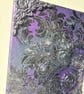 Phantom Flora - Abstract Acrylic Floral Shimmer Painting - Image 2