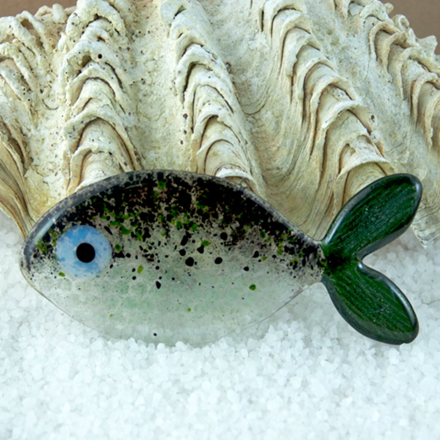 Fused Glass Fish Decoration