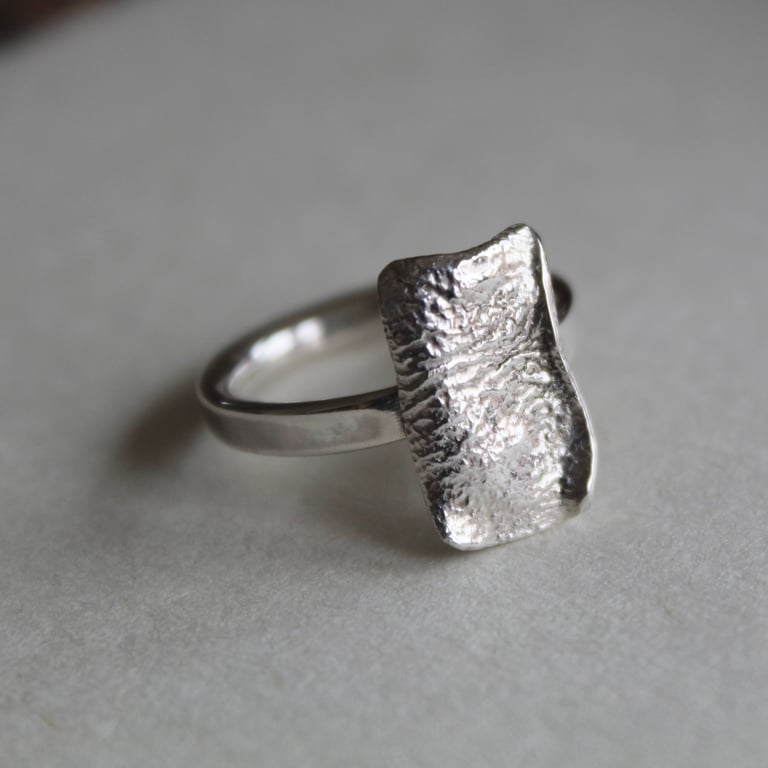 Reticulated Silver Ring