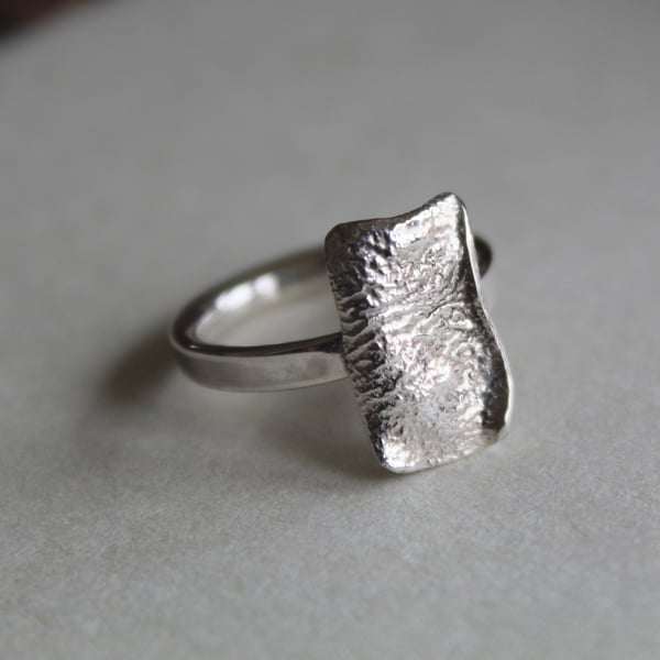Reticulated Silver Ring