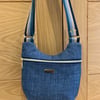 Denim look crossbody bag 