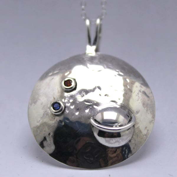 Planet and Moon Pendant