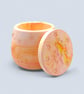 Peach Sunset Star Jewellery Box 8 cm Round Keepsake Pot - Image 5
