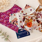 Trio of Bandana Baby Bibs, 3 piece Baby Bib Set