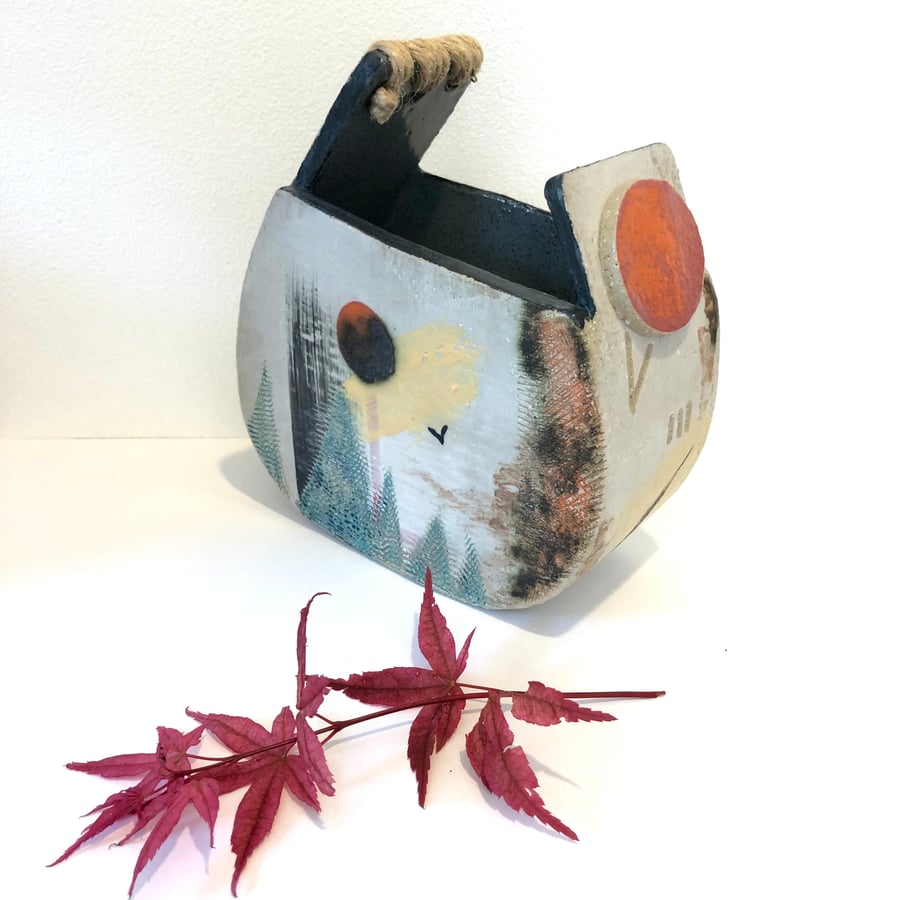 DARTMOOR ELEMENTS - STONEWARE CERAMIC VESSEL