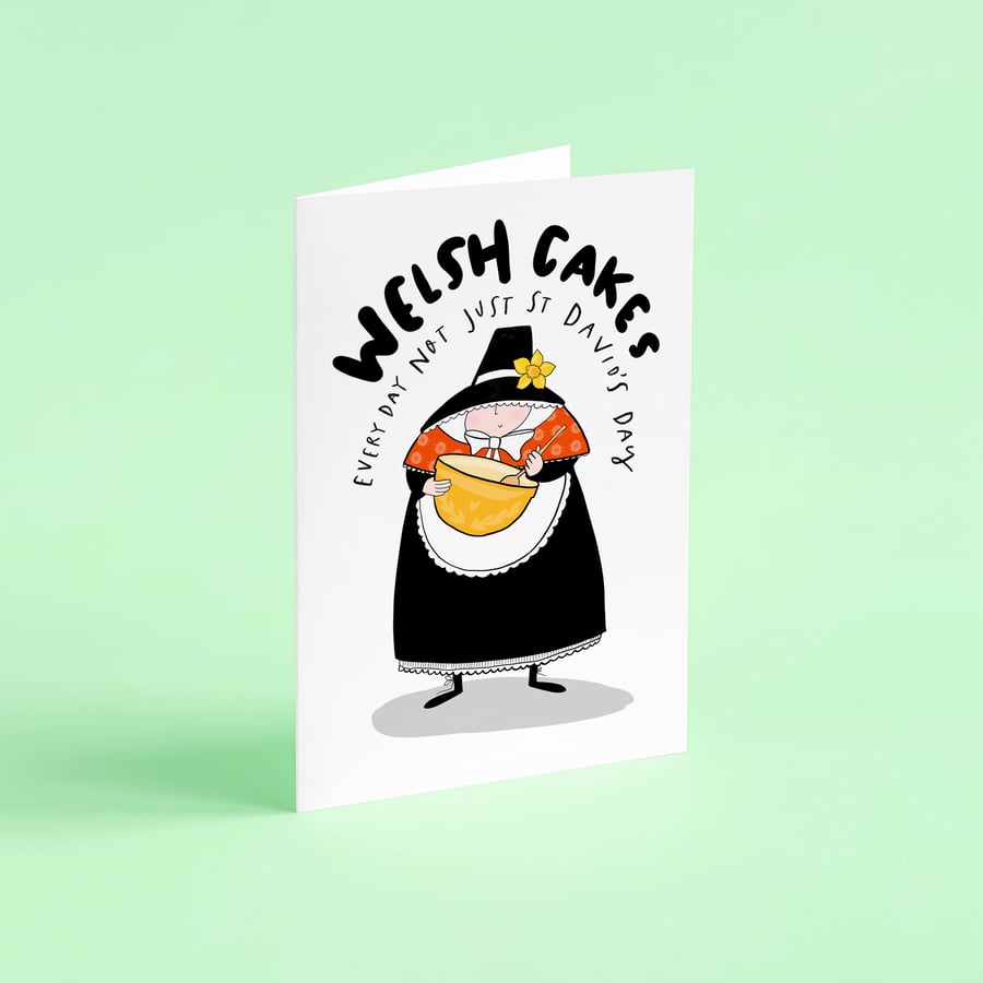 Welsh cakes everyday card 