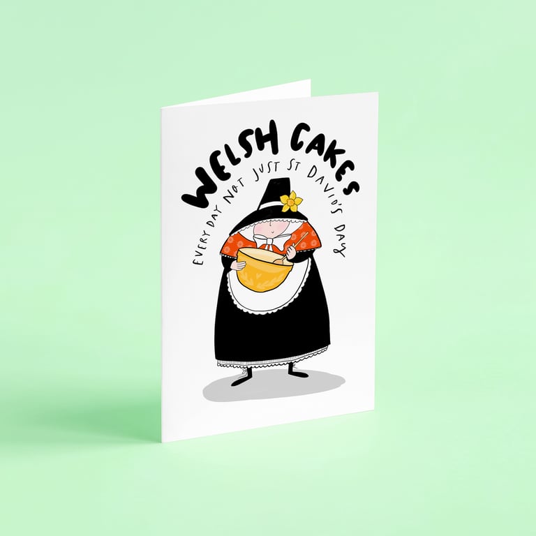 Welsh cakes everyday card 