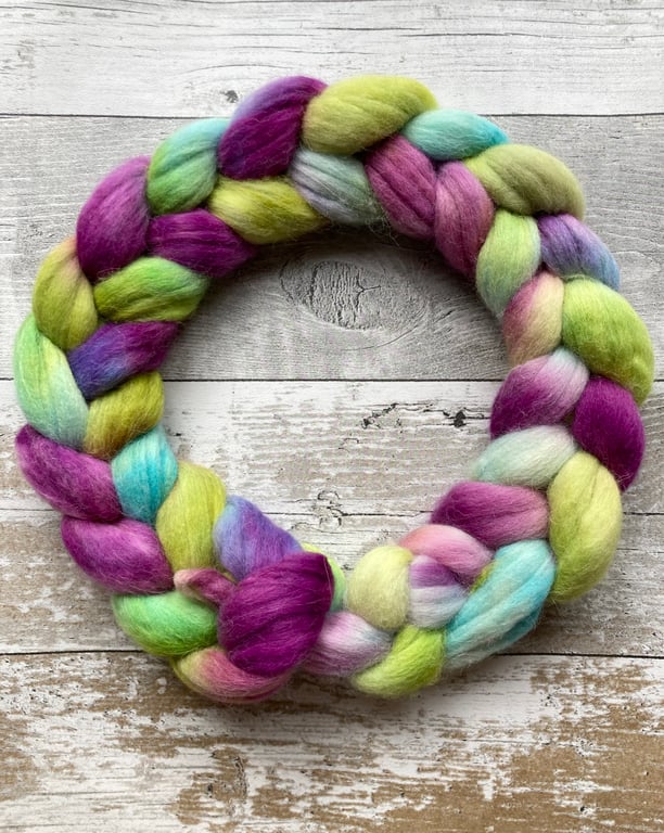 Merino Alpaca blend Spinning fibre 100g Wind in the trees 