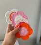 Crotchet flower coasters - Image 3
