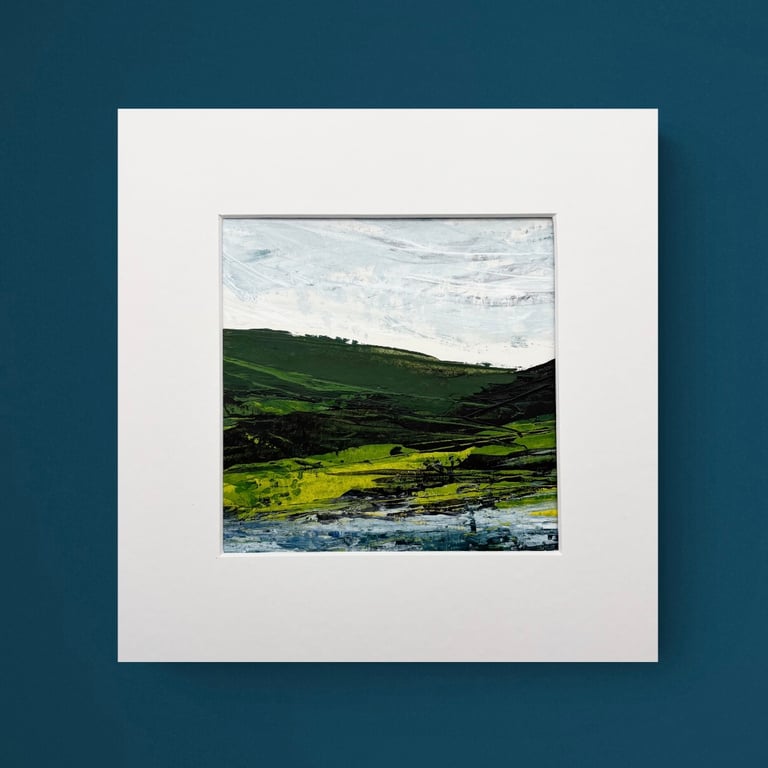 Original Seascape Painting - As the Waves Lap onto the Rocks