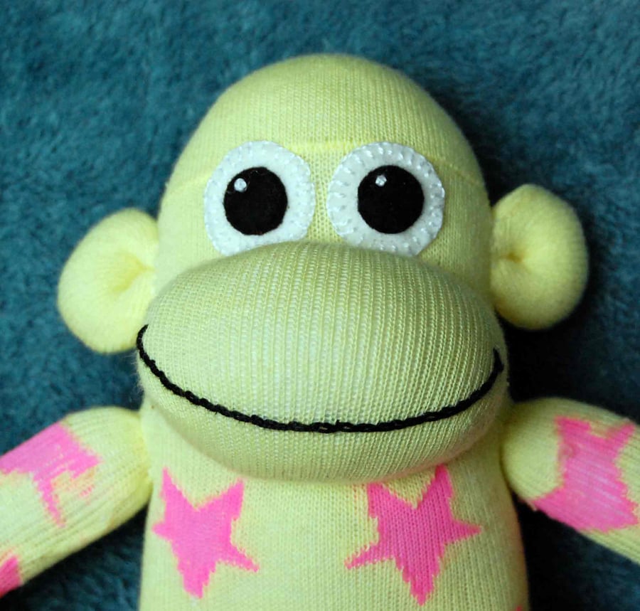 Sock Monkey - Lemony