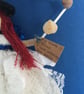 Sea Shell Witch Fairy In A Star Hanging Decoration, Halloween Witch - Image 4