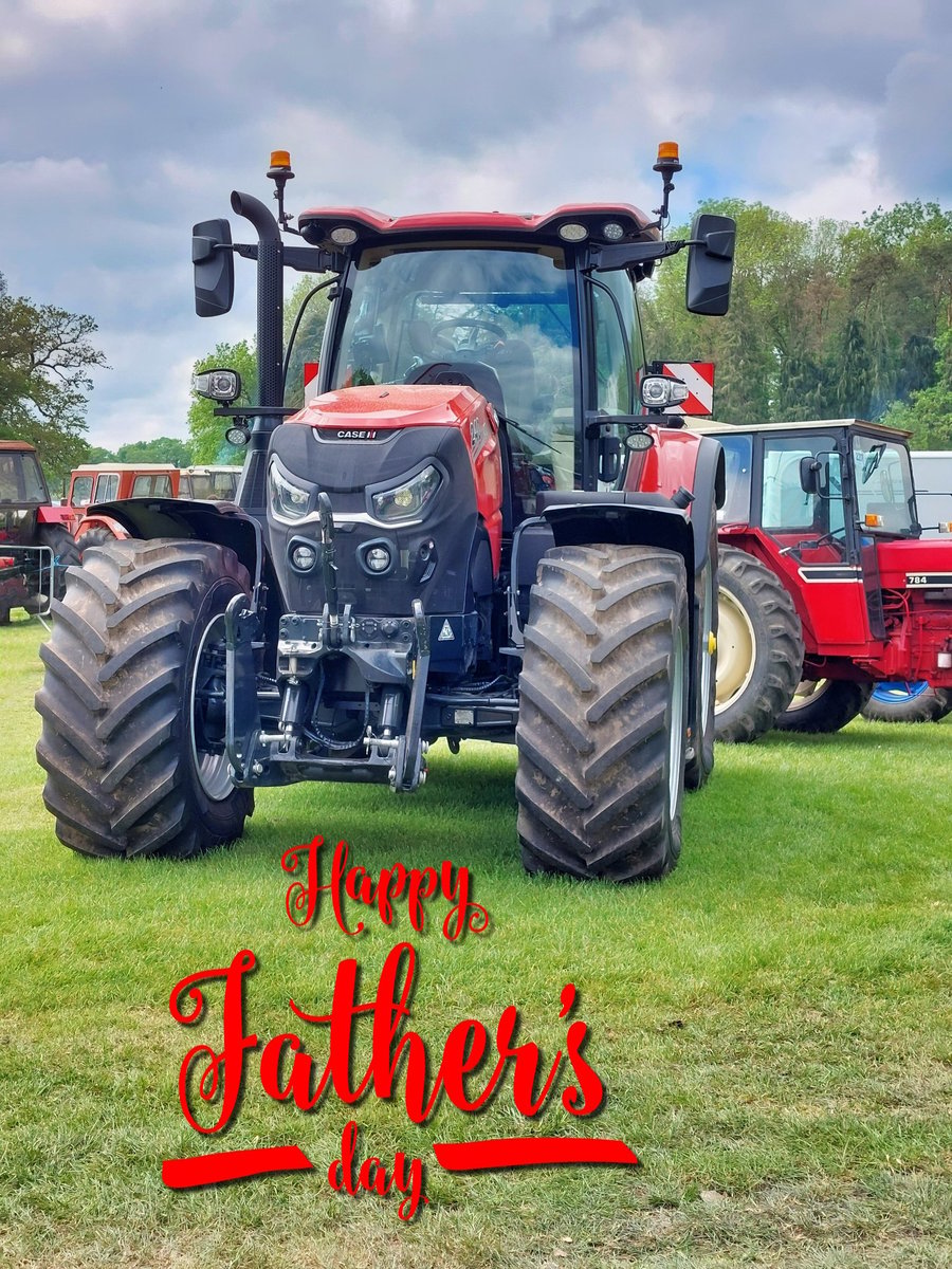  Happy Father's Day Tractor Massey Greeting Card A5