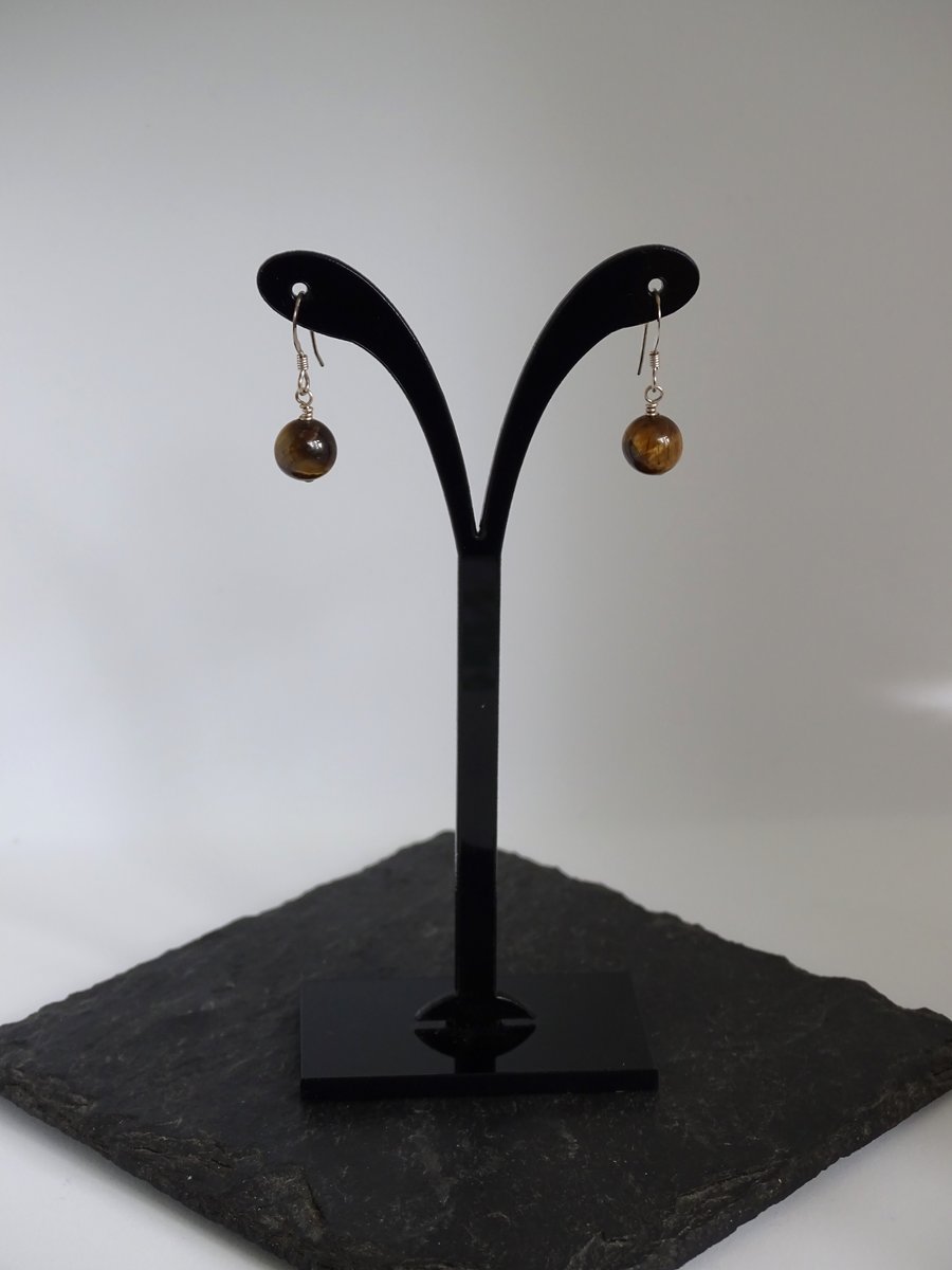 Tigers Eye Earrings