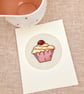 Cupcake Cross Stitch Card - Image 1