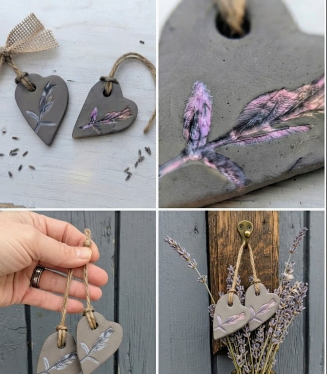 Clay Oil Diffuser - Home Decoration - Heart