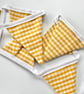 SALE 2026 - BUNTING - yellow chicks and checks - Image 4