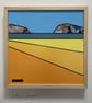 Framed Acrylic Mixed Media Painting - Bright Seascape - Image 3