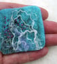 Hand felted Sea inspired brooch - Image 3