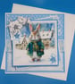 Christmas Card, Large, 3d, Granddaughter, Grandson, Son, Daughter - Image 4