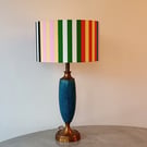 Striped Ikea Fabric Covered Drum Lampshade for Lamp Base or Pendant  25cm-45cm  