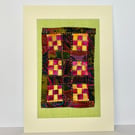Textile art - ‘Patchwork Quilt No.3’